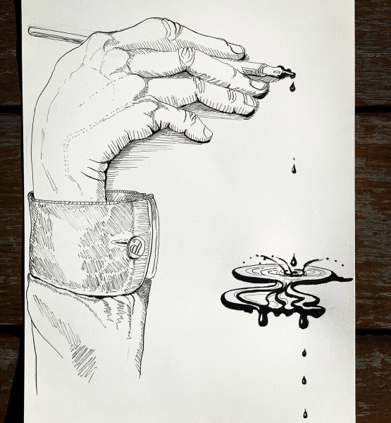 inked by hand